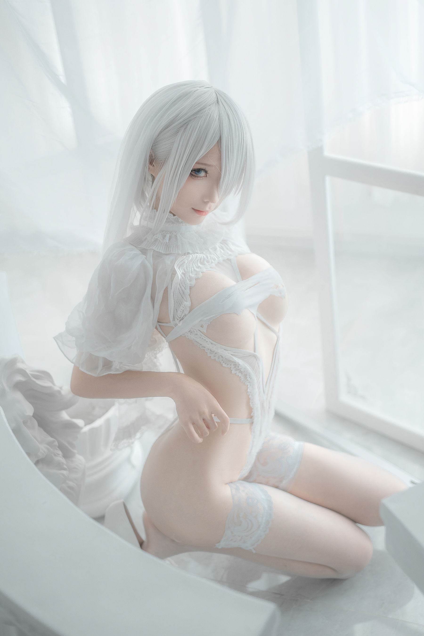 蠢沫沫 - 2B-白婚纱